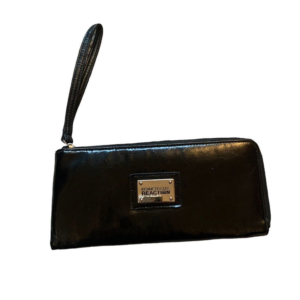 Kenneth Cole Reaction | black leather clutch wallet